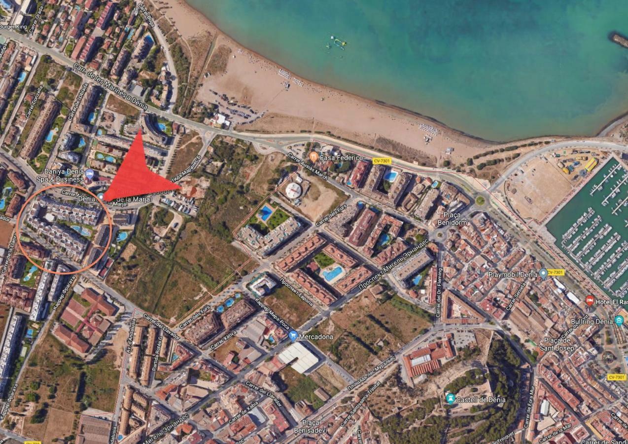 Sea View Penthouse Denia, Elegance Apartment Bagian luar foto